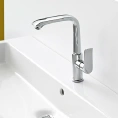 Смеситель для раковины Hansgrohe Metris однорычажный, поворотный излив, хром (31081000) - миниатюра фото 1