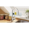 Смеситель для кухни Grohe Concetto: высокий излив из нержавеющей стали - миниатюра фото 10