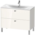 Тумба напольная под раковину Duravit Brioso 234410 White High Gloss (BR451302222) - миниатюра фото 1