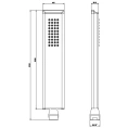 Gessi Eleganza: Душевая лейка с анти-известковым покрытием в золоте (46154#080) - миниатюра фото 2