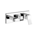 Встраиваемый однорычажный смеситель Gessi Rettangolo K для раковины с держателем лейки (хром) (53140#031) - миниатюра фото 1