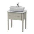 Напольная тумба Duravit Luv с выдвижным ящиком, 743x688x450 мм, серо-коричневый шелковисто-матовый (LU956006060) - миниатюра фото 1