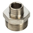 Ниппель STOUT НН переходной 3/4 x 3/8 никелированный - миниатюра фото 1