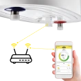 Водонагреватель Zanussi ZWH/S 100 Splendore XP 2.0 Silver WI-FI - миниатюра фото 4