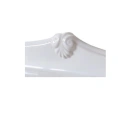 Раковина AZZURRA JUBILAEUM 50x35 см со спинкой, белая, отверстие под смеситель слева - миниатюра фото 4