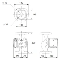 Циркуляционный насос Grundfos UPS 32-100 F 220 - миниатюра фото 3