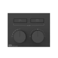 Термостатический смеситель для душа Gessi Hi-Fi Black XL с подключением двух источников (63004#299) - миниатюра фото 1