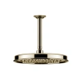 Верхний душ GESSI VENTI20 300 мм с потолочным держателем 293 мм (цвет Brass PVD) (65153#710) - миниатюра фото 1