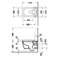 Сиденье для унитаза Duravit SensoWash F Plus 2510092000, белое, 375x574 мм (612000012000320) - миниатюра фото 2