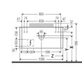 Тумба подвесная Duravit Happy D.2 Plus 408x1000x550мм, 2 ящика, stone grey satin matt (HP496109292) - миниатюра фото 2
