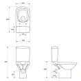 Унитаз-компакт Cersanit Carina New Clean с технологией Slim Lift - миниатюра фото 6