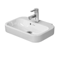 Раковина DURAVIT Happy D2 50x36 см белая с отверстием под смеситель и системой слив-перелив (709500000) - миниатюра фото 1