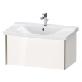 Встраиваемая раковина Duravit P3 Comforts 850x500 мм белого цвета с отверстием под смеситель (2332850000) - миниатюра фото 3