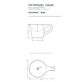 Накладная раковина Artceram CUP 70×50×42.5 см — черный/белый (OSL005 01 50 bi/nero) - миниатюра фото 2