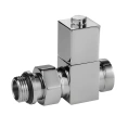 Набор дизайн-вентилей Royal Thermo CUBE 1/2 хром, RTE 56.001, НС-1193189 - миниатюра фото 2