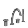 Смеситель для ванны GESSI Origini на 4 отверстия с ручной лейкой (66037#031) - миниатюра фото 1