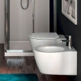 Комплект для скрытого монтажа: чаша Ideal Standard Connect AquaBlade + инсталляция Geberit с микролифтом и шумоизоляцией - миниатюра фото 5