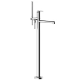 Напольный смеситель для ванны Gessi Ingranaggio с выносным изливом в хроме (63528#031) - миниатюра фото 1