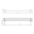 Полотенцедержатель Gessi Tondo 45 см, цвет Black XL (63700#299) - миниатюра фото 2