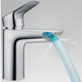 Стильный и надёжный смеситель Hansgrohe Logis 71101000 для вашей раковины - миниатюра фото 3