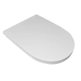 Сиденье для унитаза Kerasan Aquatech SLIM с микролифтом, белое матовое (379130 Bianco matt) - миниатюра фото 1