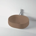 Раковина накладная KERASAN F10 56x44 см без отверстия под смеситель, цвет Bruno Matt (460588) - миниатюра фото 1