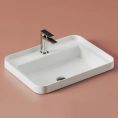 Раковина Artceram FUORI SCALA 60x45 см, белая, без перелива (TFL034 01 00 ) - миниатюра фото 1