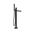 Напольный смеситель для ванны Gessi Rettangolo с ручным душем, цвет Black XL (24961#299) - миниатюра фото 1
