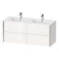 Тумба подвесная Duravit XViu для двойной раковины с 4 ящиками (XV41290B122) - миниатюра фото 1
