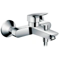 Смеситель для ванны Hansgrohe Logis настенный с переключателем на душ (71400000) - миниатюра фото 1