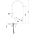 Смеситель для кухни Lemark Omega LM3105C - миниатюра фото 3
