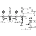 Смеситель для раковины Cezares Atlantis ATLANTIS-BLS2-A-02-Sw хром - миниатюра фото 3