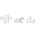 Унитаз подвесной Duravit DuraStyle с горизонтальным выпуском (370x540 мм, белый) (2540090000) - миниатюра фото 2