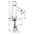Смеситель для раковины Hansgrohe Talis Select S — хром, излив 93 мм (72043000) - миниатюра фото 2