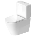Duravit D-Neo: Безободковый унитаз-моноблок 370x650 мм с покрытием HygieneGlaze (2002092000) - миниатюра фото 1