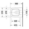 Подвесной унитаз Duravit DuraStyle (2539090000) - миниатюра фото 4