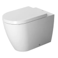 Унитаз напольный пристенный Duravit ME by Starck: горизонтальный слив, 4.5 л, белый (2169090000) - миниатюра фото 1