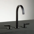 Смеситель для раковины Fantini Icona Deco с нажимным донным клапаном, 3 отверстия, цвет «оружие» (53 P5 R107) - миниатюра фото 1