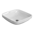 Раковина Duravit DuraStyle 370х370 мм: встраиваемая снизу без отверстия под смеситель (373370000) - миниатюра фото 3