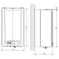 Газовый настенный двухконтурный котел Roda VorTech Duo CS32 - миниатюра фото 2