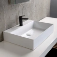 Подвесная раковина AZZURRA ELEGANCE 60x45 см, белая, с отверстием под смеситель - миниатюра фото 2