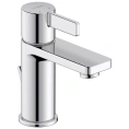 Смеситель для раковины Duravit D-Neo однорычажный, с донным клапаном, хром (DE1010001010) - миниатюра фото 1
