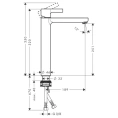 Смеситель для раковины Hansgrohe Metris S хром (31023000) - миниатюра фото 2
