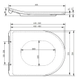 Крышка-сиденье для унитаза TOTO TC514F с микролифтом - миниатюра фото 2