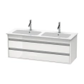 База под раковину Duravit Ketho с двумя выдвижными ящиками, 480x1270x475 мм, белый глянец (KT643202222) - миниатюра фото 1