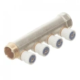 Коллектор распределительный Stout (SMB 6851 013404) 1 ВР(г) х 4 выхода 3/4 НР(ш) ЕК х 1 НР(ш) регулируeмый - миниатюра фото 3