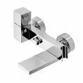 Смеситель для ванной Bossini Cube с девиатором и держателем для душа (Z004101.030) - миниатюра фото 1