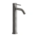 Смеситель GESSI 316 высокий для раковины на 1 отверстие без донного клапана, стальной брашированный (54109#239) - миниатюра фото 1