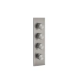 Термостатический смеситель GESSI на 3 выхода с резьбой 3/4, цвет steel brushed (54516#239) - миниатюра фото 1