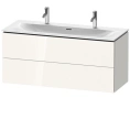 Тумба подвесная Duravit L-Cube White High Gloss 234412, 2 ящика, 550x1220x481 мм (LC630902222) - миниатюра фото 1